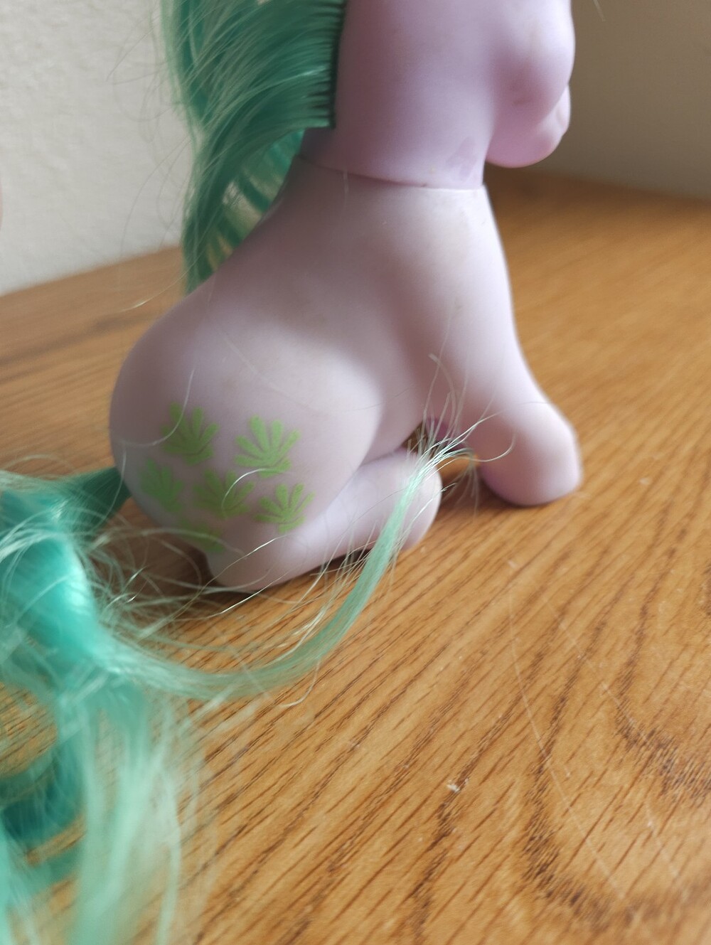 Vintage My Little Pony G1 Seashell Sitting 1983 Purple Green Faded Hair - Picture 9 of 14